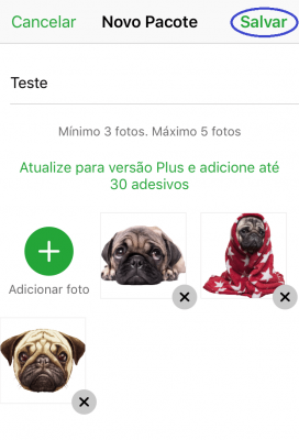 Screenshot passo 5 como criar figurinhas para whatsapp